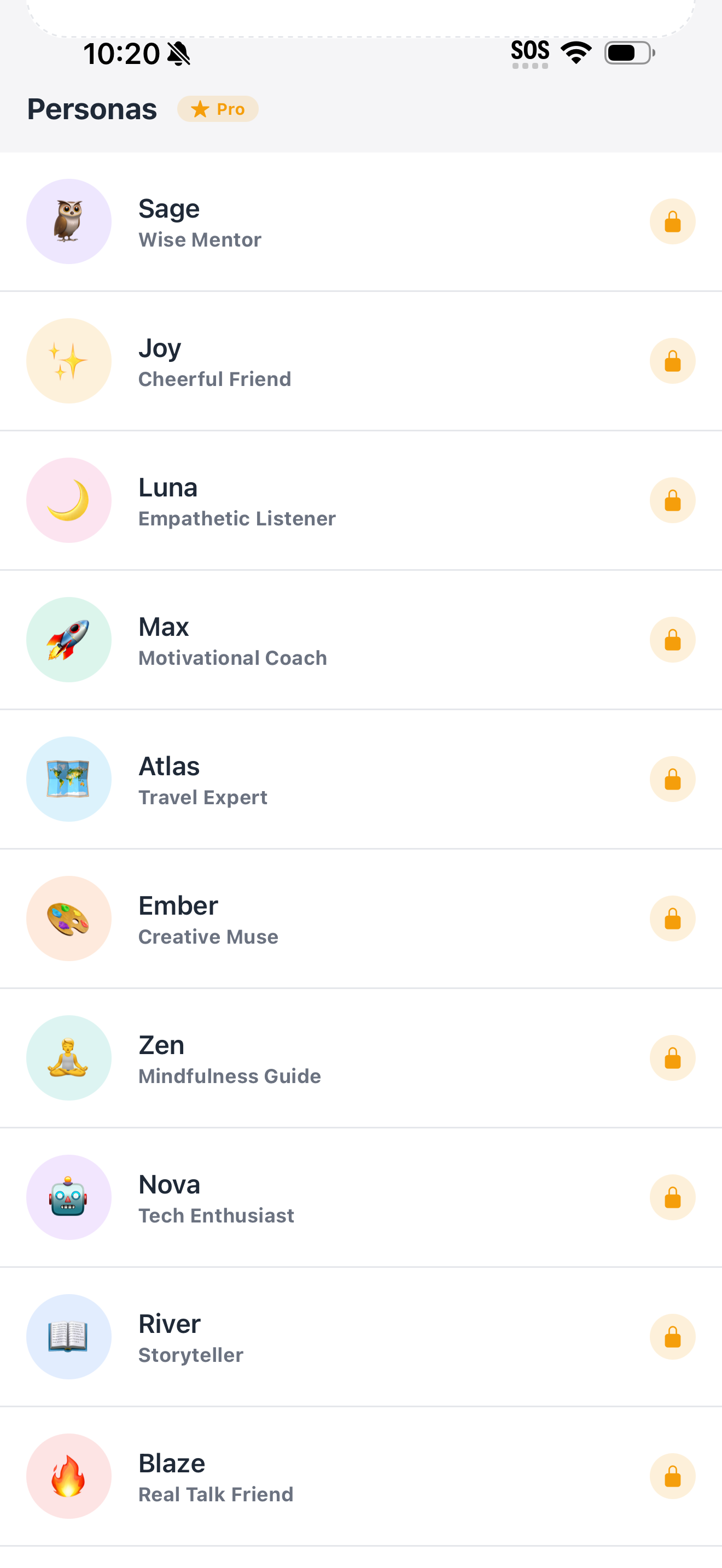 AI Companions screenshot